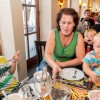 Igor Loskutow  Kunst mit Kettensäge, Schnitzerei, Skulptur: BLOCKHUS_DAY2_Abendessen_537