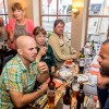 Igor Loskutow  Kunst mit Kettensäge, Schnitzerei, Skulptur: BLOCKHUS_DAY2_Abendessen_543