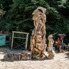 Igor Loskutow  Kunst mit Kettensäge, Schnitzerei, Skulptur: Huskycup_Tag5_048