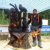 Igor Loskutow  Kunst mit Kettensäge, Schnitzerei, Skulptur: husqvarna_cup_07_-_77