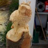 Igor Loskutow  Kunst mit Kettensäge, Schnitzerei, Skulptur: huskytrainingslager026