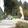 Igor Loskutow  Kunst mit Kettensäge, Schnitzerei, Skulptur: Adler_-_003