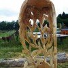 Igor Loskutow  Kunst mit Kettensäge, Schnitzerei, Skulptur: Rosenbank_-_010