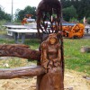 Igor Loskutow  Kunst mit Kettensäge, Schnitzerei, Skulptur: Rosenbank_-_024
