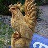 Igor Loskutow  Kunst mit Kettensäge, Schnitzerei, Skulptur: Neuer_Huhn_-_01