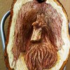 Igor Loskutow  Kunst mit Kettensäge, Schnitzerei, Skulptur: Huhn_-_002