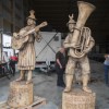 Igor Loskutow  Kunst mit Kettensäge, Schnitzerei, Skulptur: Holzskulptur_Musiker_Kunst_mit_Kettensaege030
