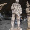 Igor Loskutow  Kunst mit Kettensäge, Schnitzerei, Skulptur: Holzskulptur_Musiker_Kunst_mit_Kettensaege048